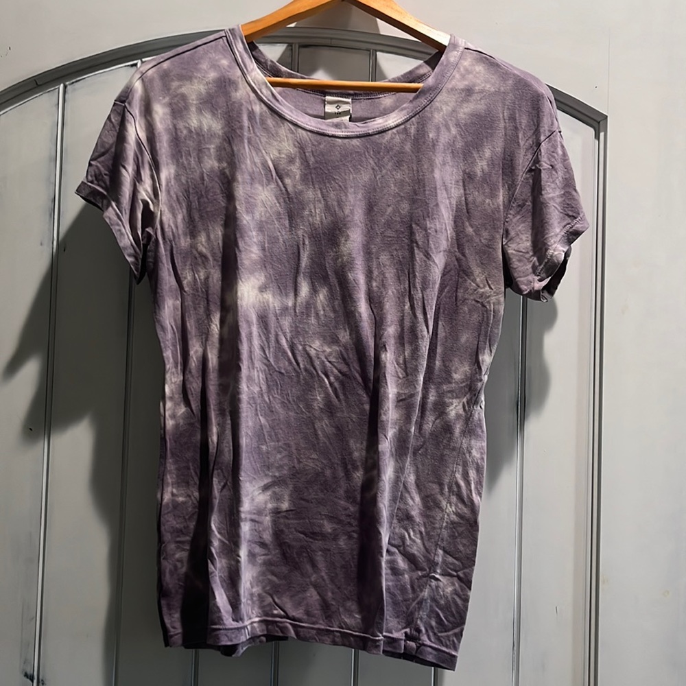 Member mark purple tie dye tee